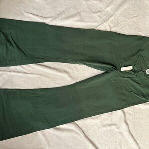 PINK Victoria's Secret Green Flare Pants